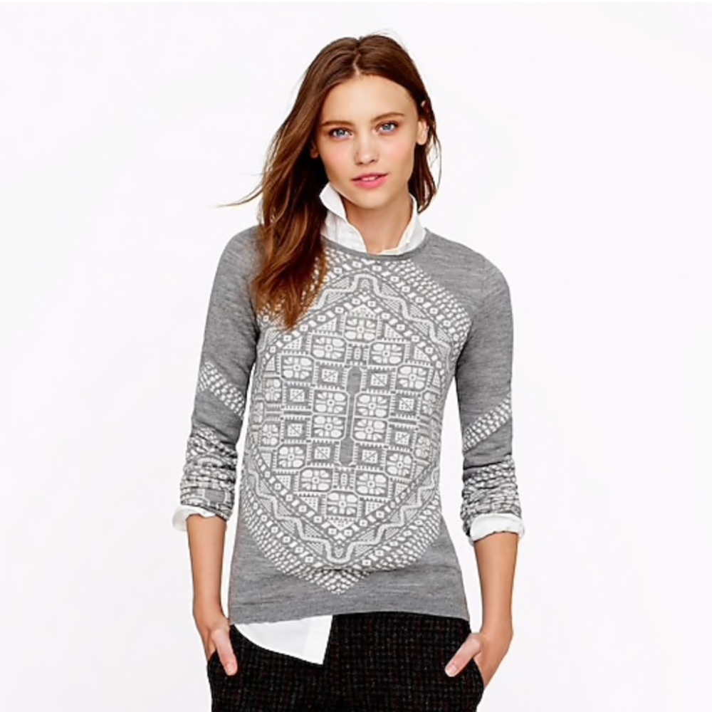 J. Crew Merino Scarf Sweater
